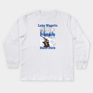 Lake Wapello State Park, Iowa Kids Long Sleeve T-Shirt